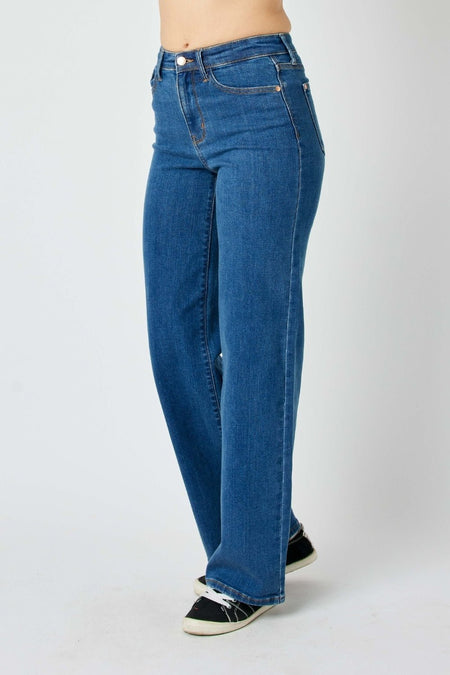 Judy Blue Full Size High Rise Straight Jeans - S. M. & Co. Denim Jeans