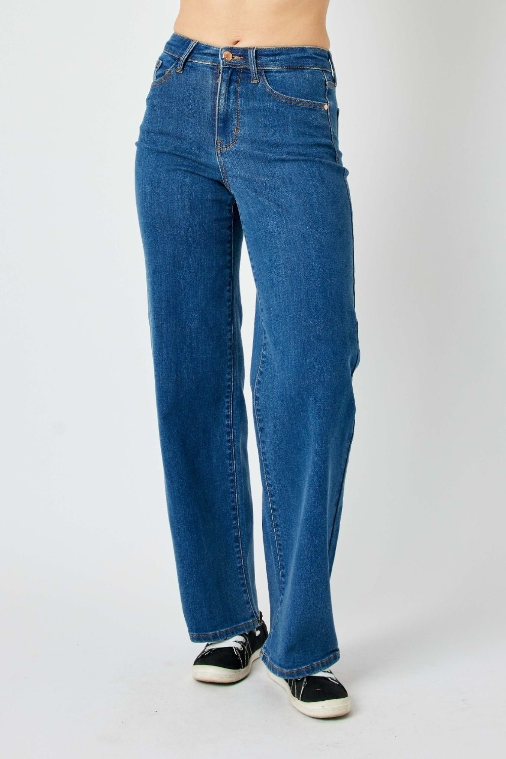 Judy Blue Full Size High Rise Straight Jeans - S. M. & Co. Denim Jeans