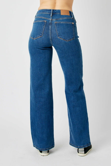 Judy Blue Full Size High Rise Straight Jeans - S. M. & Co. Denim Jeans