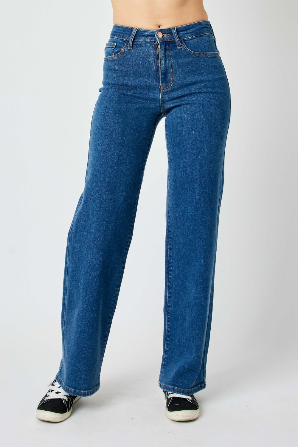 Judy Blue Full Size High Rise Straight Jeans - S. M. & Co. Denim Jeans