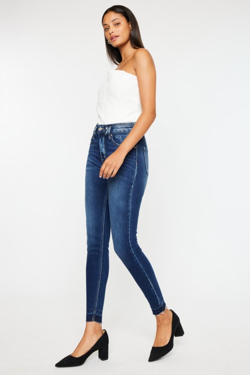 Kancan Full Size High Rise Ankle Skinny Jeans - S. M. & Co.