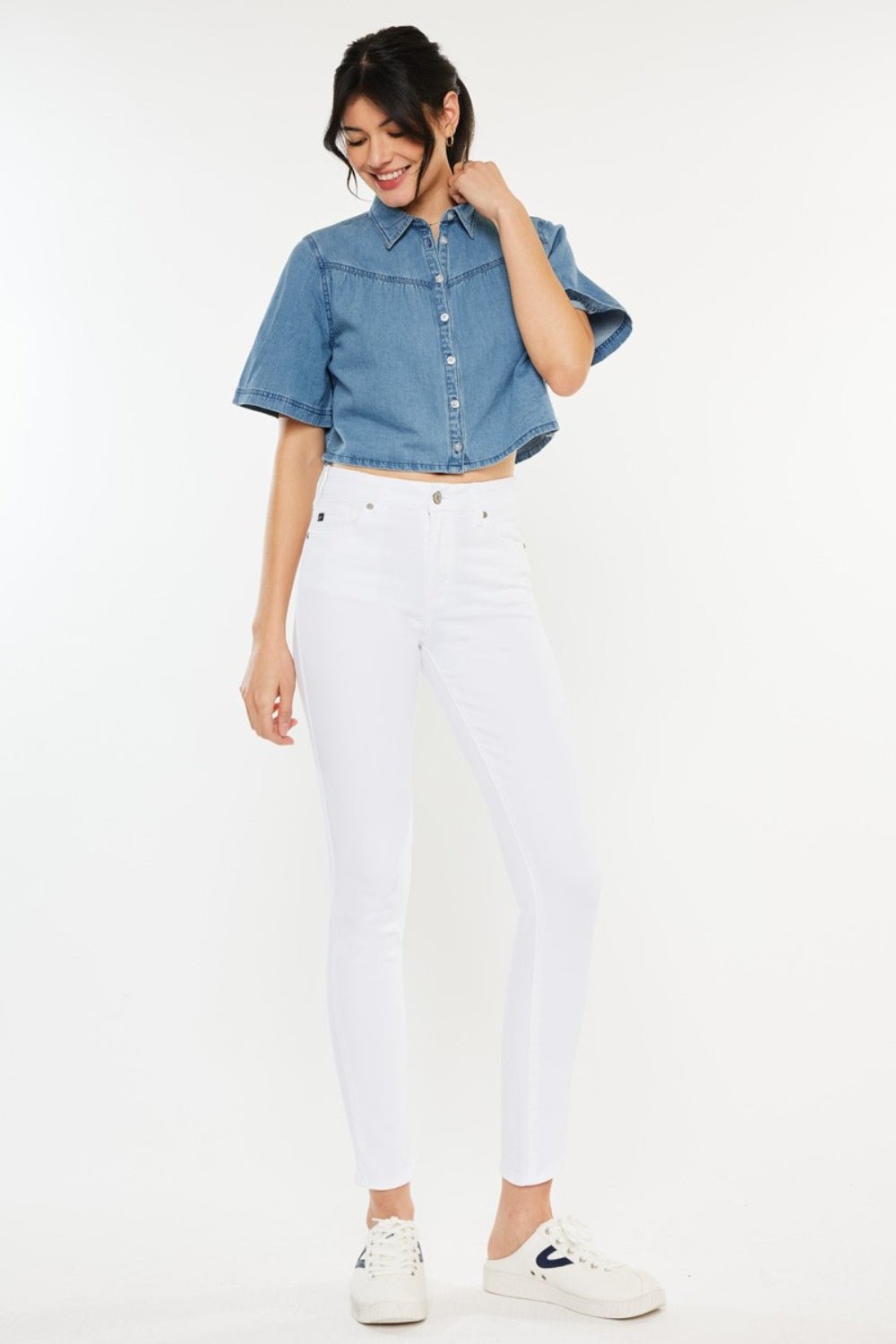 Kancan High Rise Ankle Skinny Jeans - AnAs Market