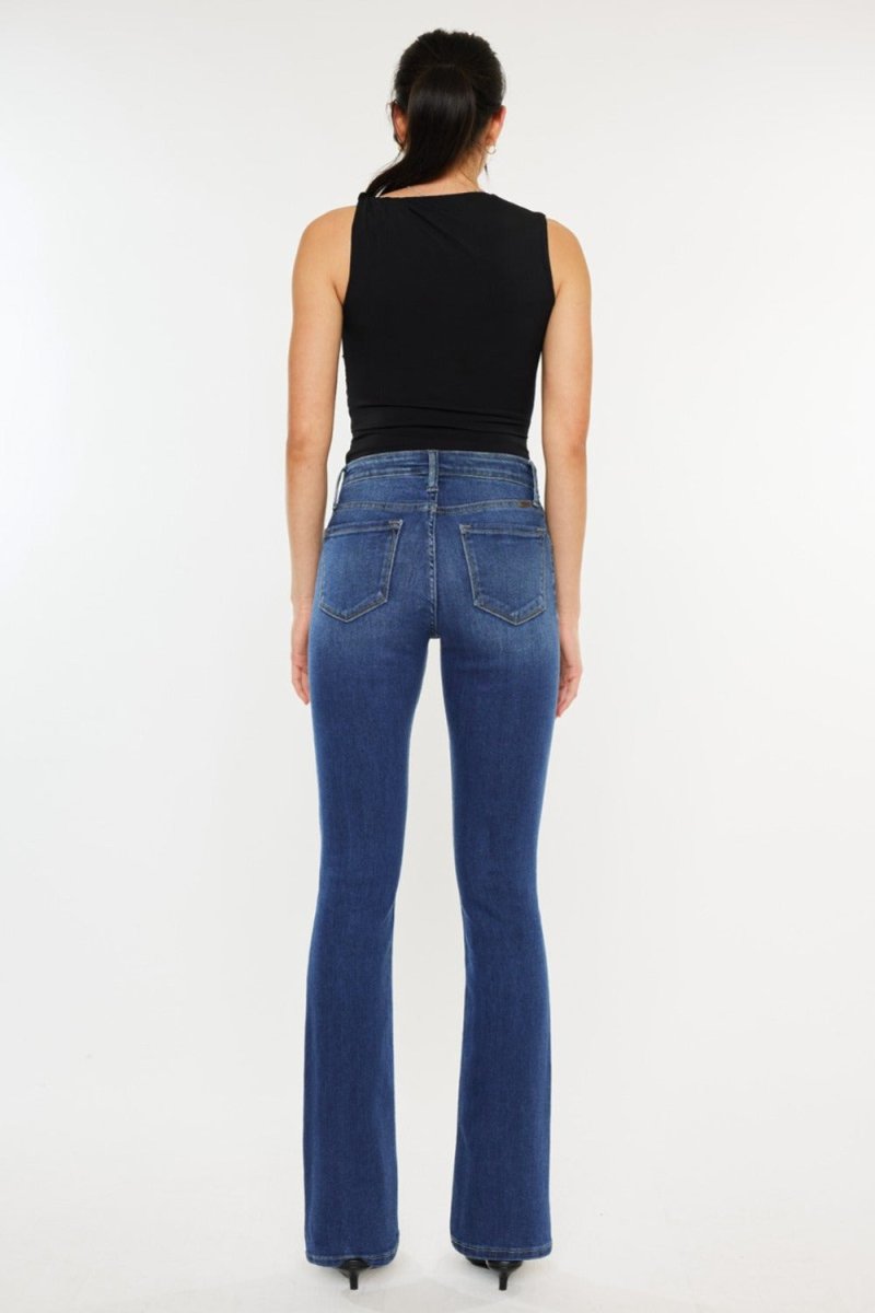 Kancan High Rise Slim Bootcut Jeans - S. M. & Co.