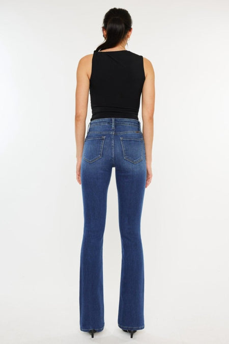 Kancan High Rise Slim Bootcut Jeans - S. M. & Co.