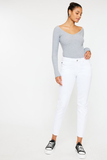 Kancan Mid Rise Ankle Skinny Jeans - AnAs Market