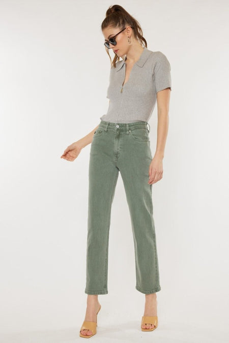 Kancan Ultra High Rise Straight Jeans - S. M. & Co.