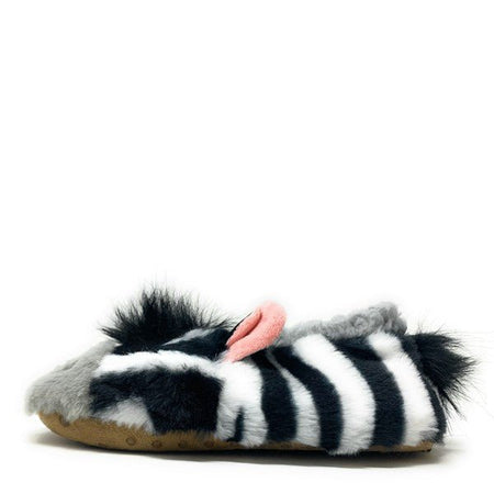 Kids Indoor Cozy Slipper - ZZ Zebra - S. M. & Co.