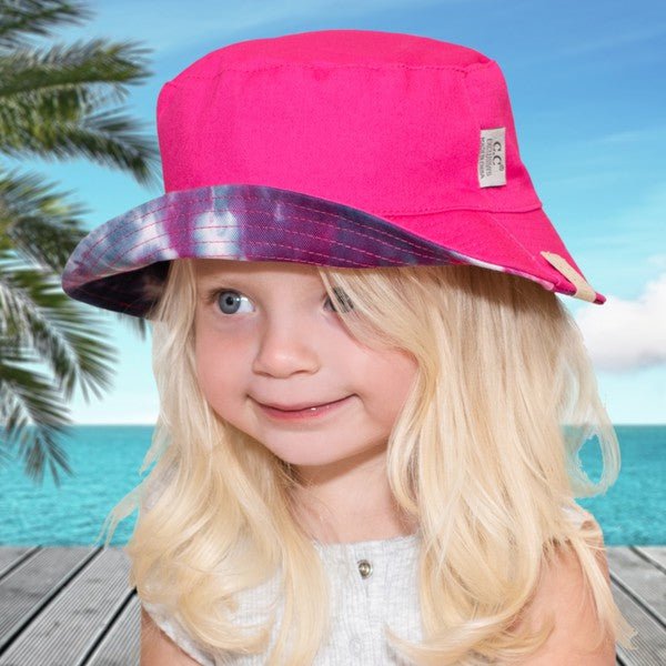 Kids Reversible Tie Dyed Bucket Hat - S. M. & Co.