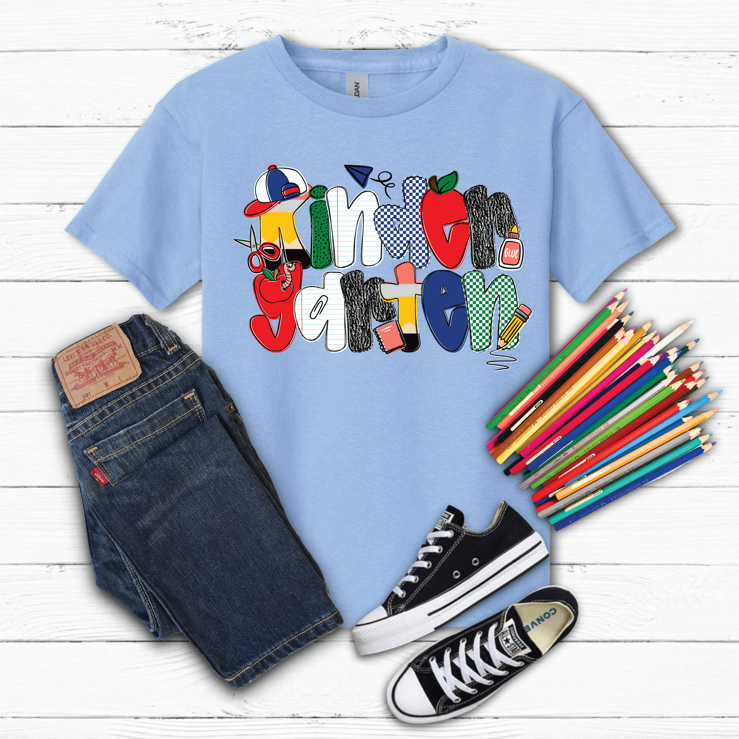 Boys Kindergarten Grade Graphic Tee