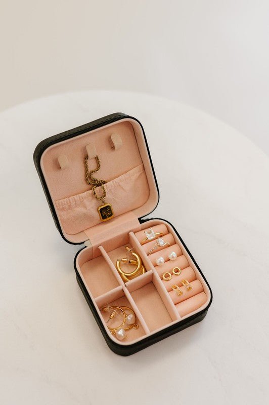 KRISTEN TRAVEL JEWELRY ORGANIZER BOX CASE - S. M. & Co.