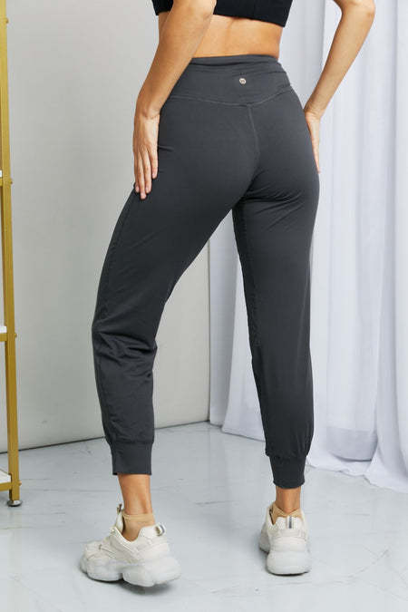 Leggings Depot Full Size Wide Waistband Cropped Joggers - AnAs Market