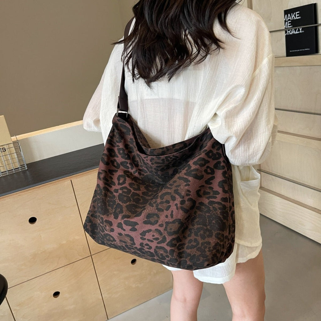 Leopard Adjustable Strap Tote Bag - S. M. & Co.