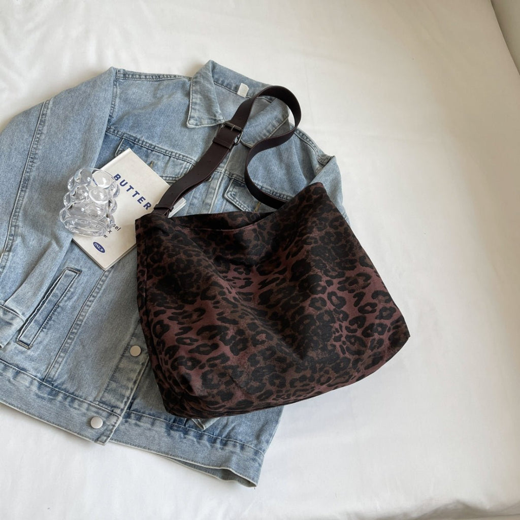 Leopard Adjustable Strap Tote Bag - S. M. & Co.