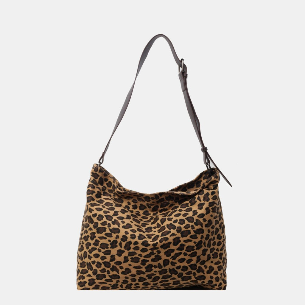 Leopard Adjustable Strap Tote Bag - S. M. & Co.