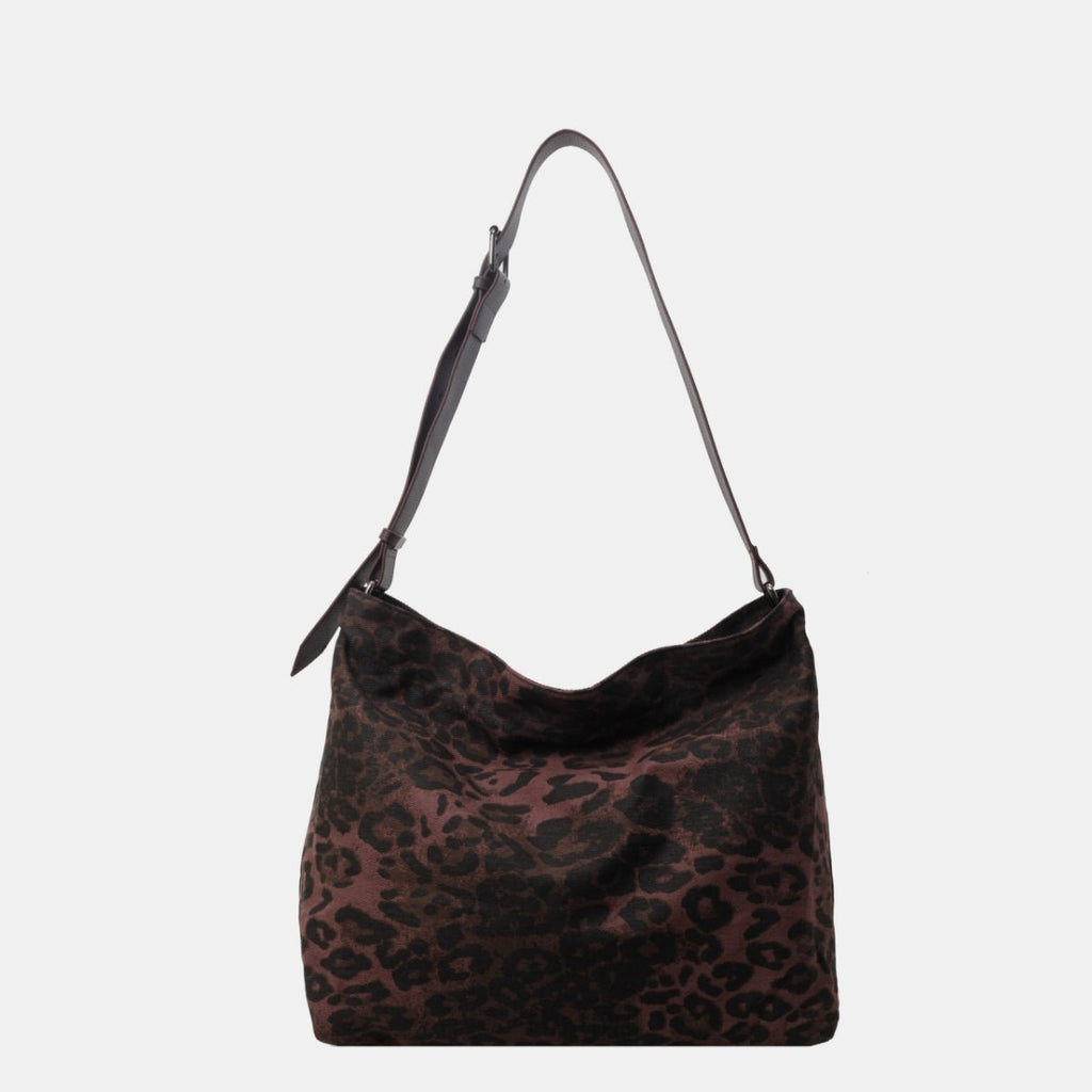 Leopard Adjustable Strap Tote Bag - S. M. & Co.