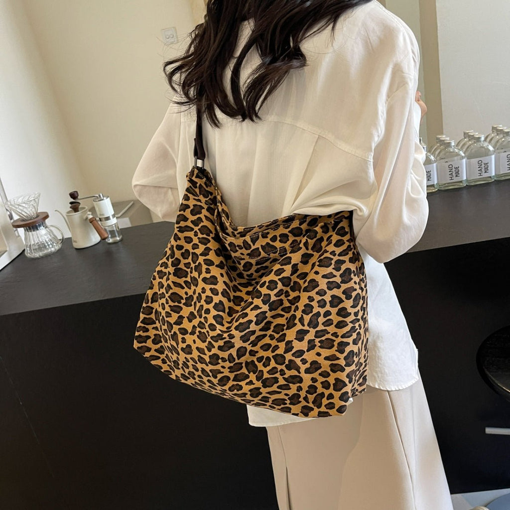 Leopard Adjustable Strap Tote Bag - S. M. & Co.