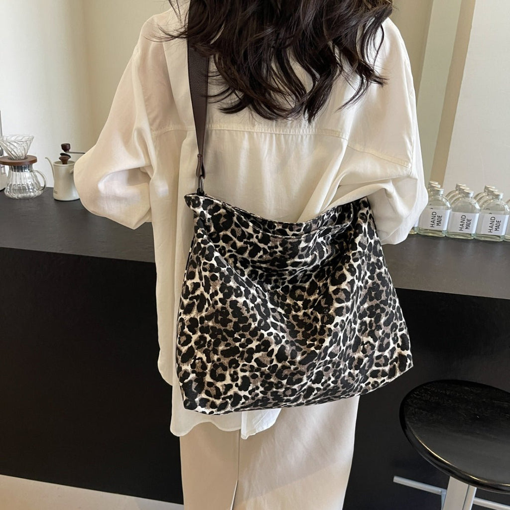 Leopard Adjustable Strap Tote Bag - S. M. & Co.