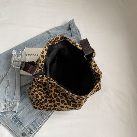 Leopard Adjustable Strap Tote Bag - S. M. & Co.