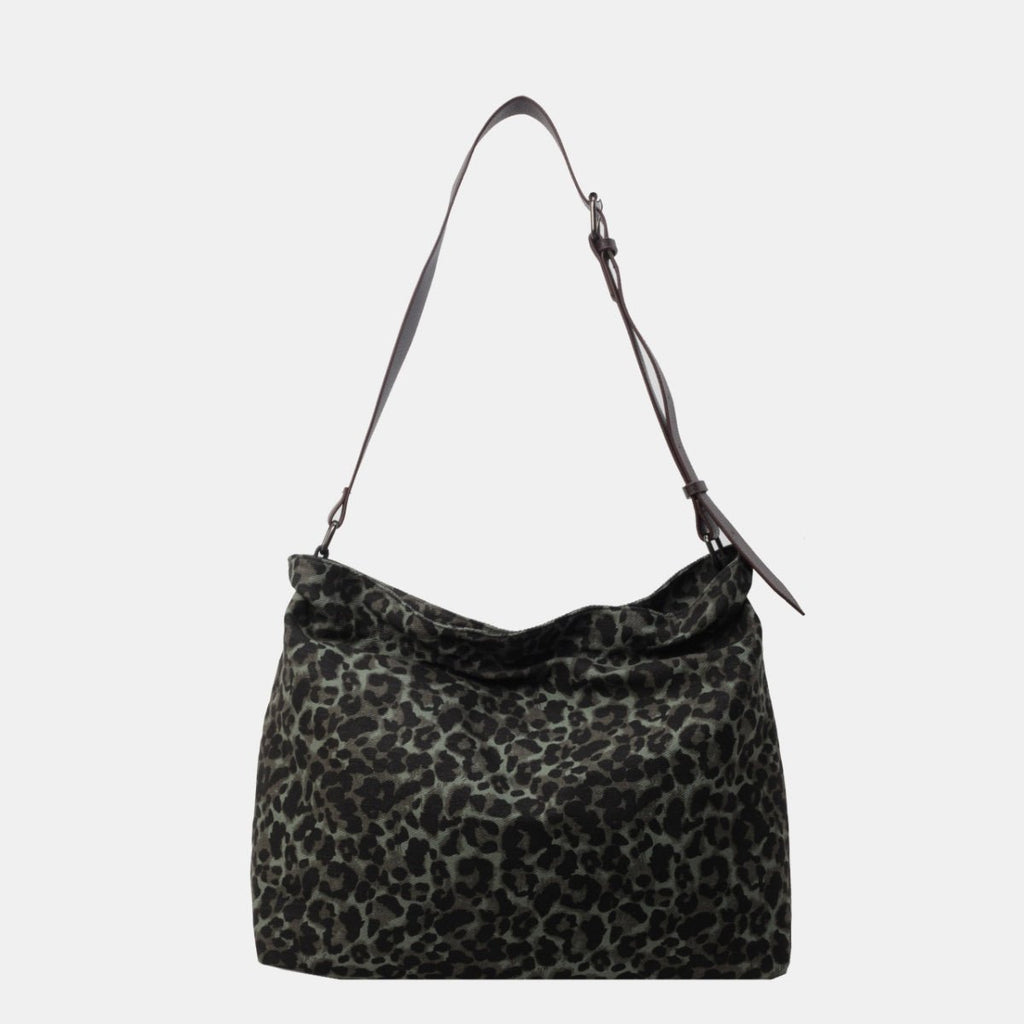 Leopard Adjustable Strap Tote Bag - S. M. & Co.