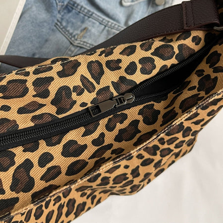 Leopard Adjustable Strap Tote Bag - S. M. & Co.