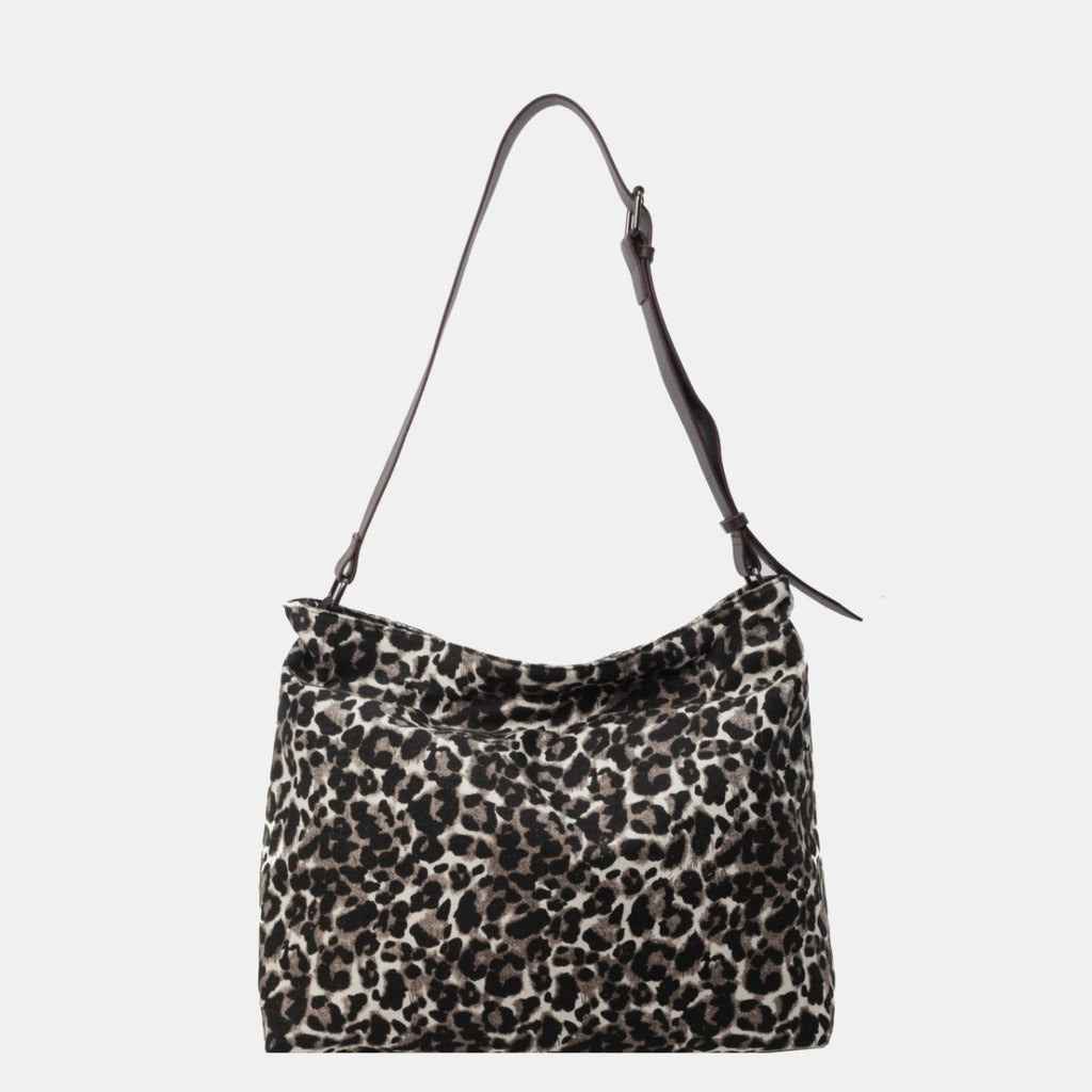 Leopard Adjustable Strap Tote Bag - S. M. & Co.