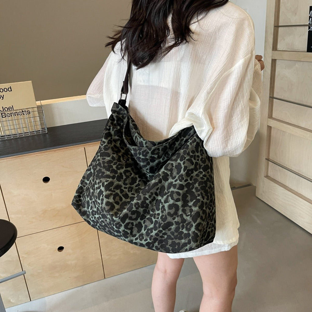 Leopard Adjustable Strap Tote Bag - S. M. & Co.