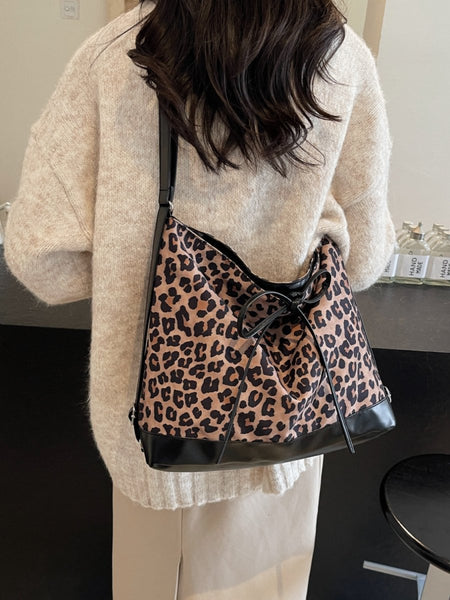 Leopard Dual Purpose Crossbody Bag - S. M. & Co.