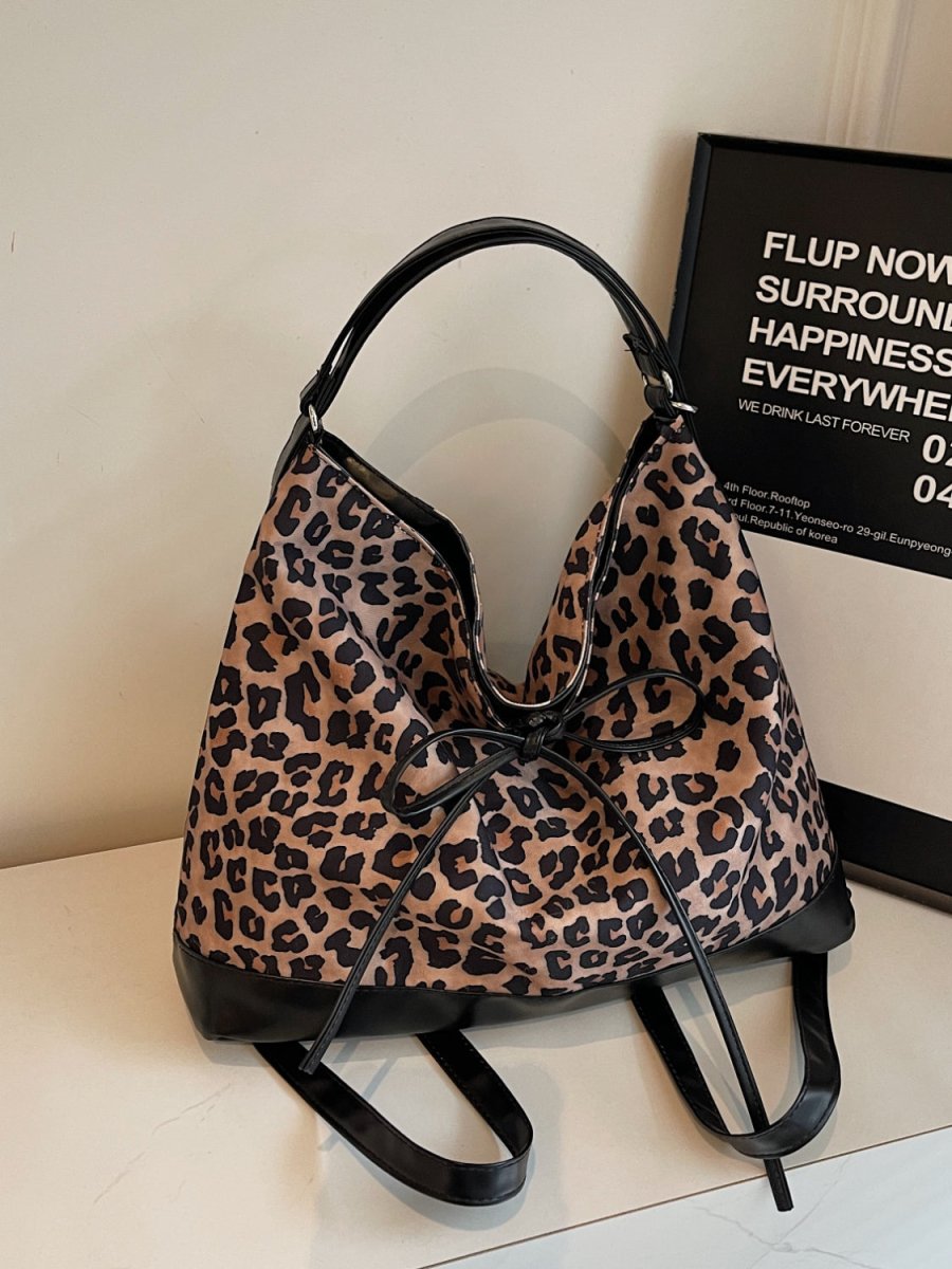 Leopard Dual Purpose Crossbody Bag - S. M. & Co.