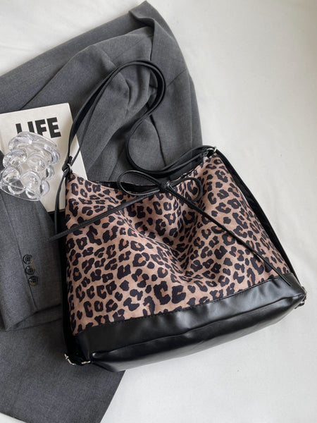 Leopard Dual Purpose Crossbody Bag - S. M. & Co.