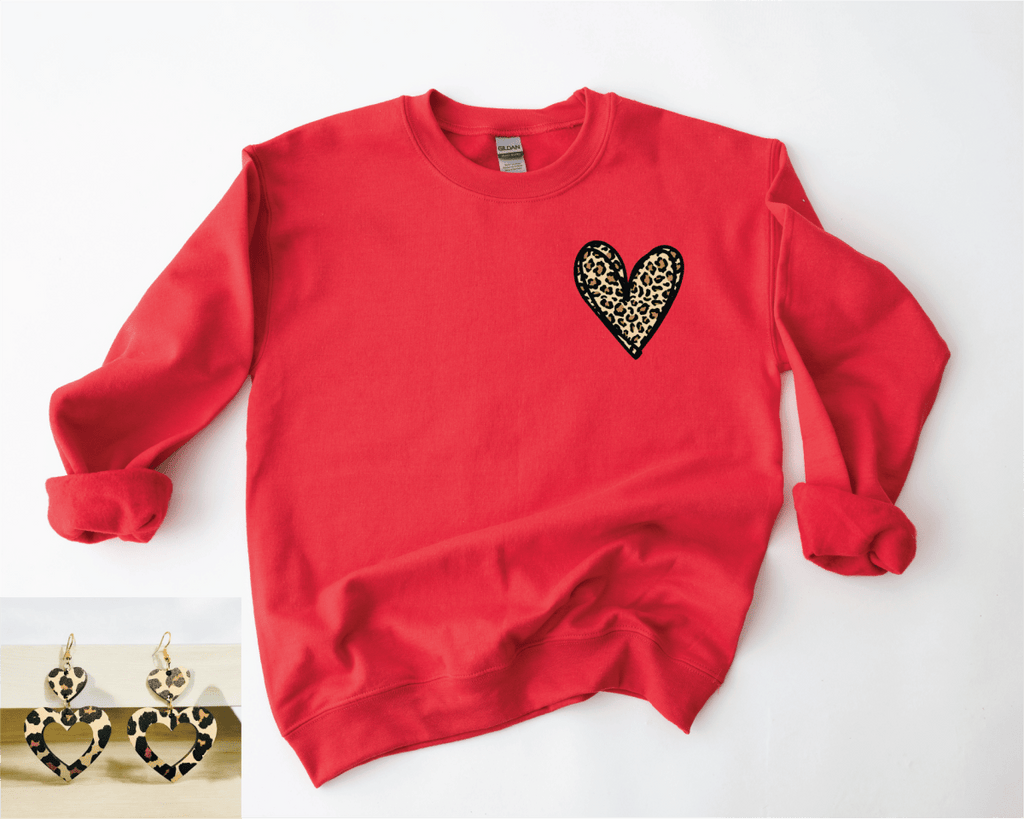 Leopard Heart Pocket - S. M. & Co.