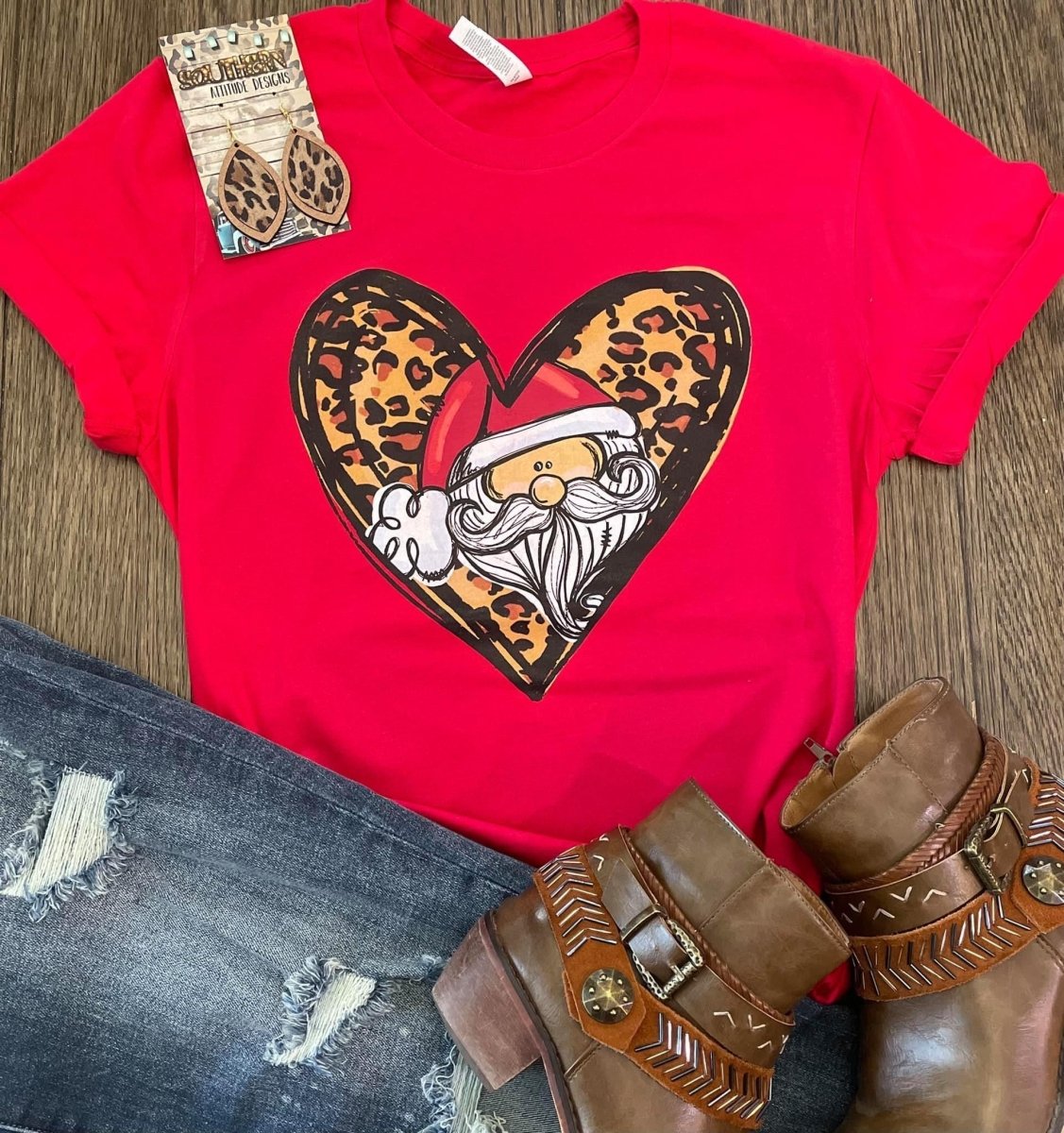 Leopard Heart Santa - S. M. & Co.