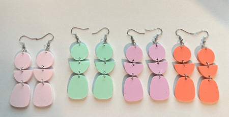 Lola Matte Earrings - S. M. & Co.