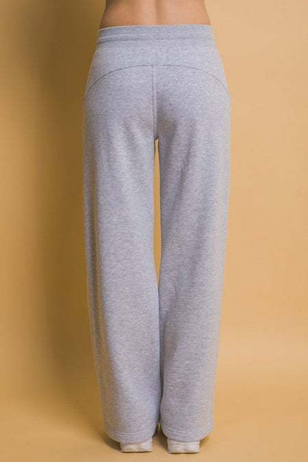 Love Tree Drawstring Wide Leg Sweatpants with Pockets - S. M. & Co.