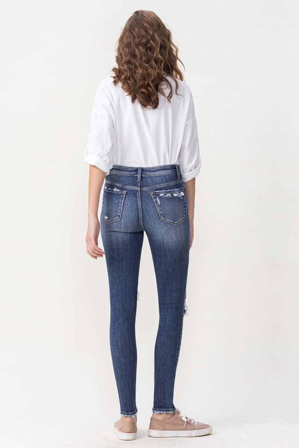 Lovervet Hayden Full Size High Rise Skinny - S. M. & Co.