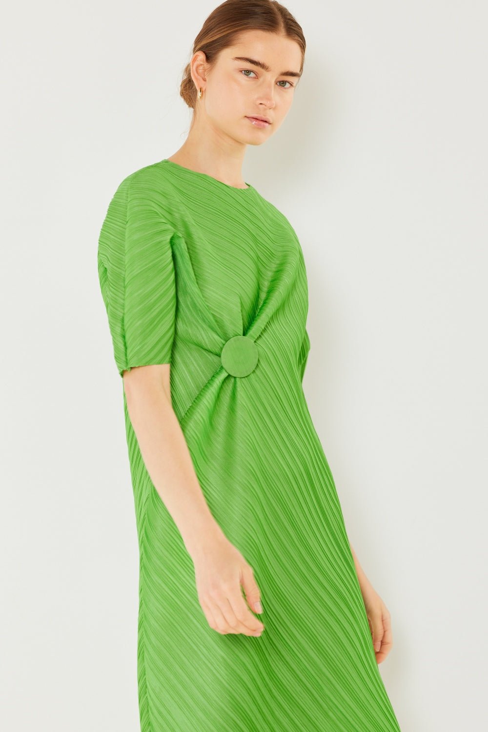 Marina West Swim Pleated Dolman Sleeve Dress - AnAs Market