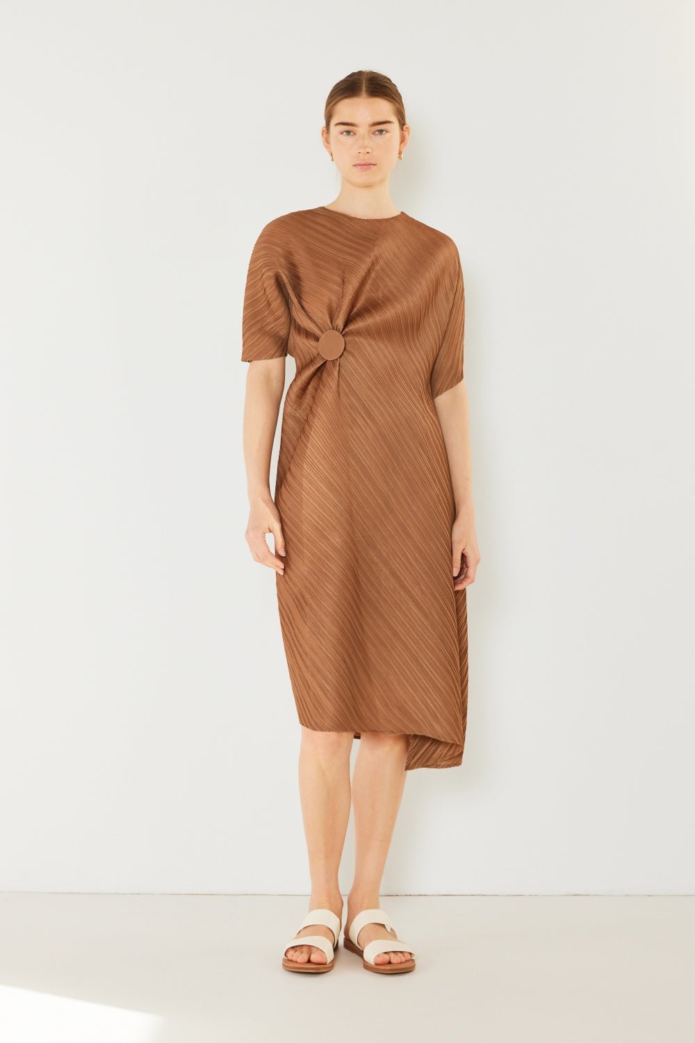 Marina West Swim Pleated Dolman Sleeve Dress - AnAs Market