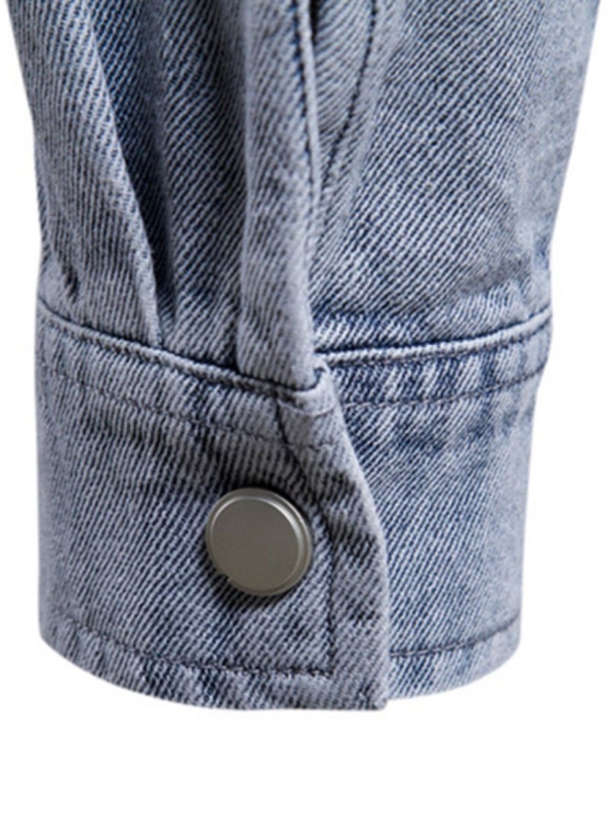 Men's Button Down Chest Pocket Denim Jacket - S. M. & Co.