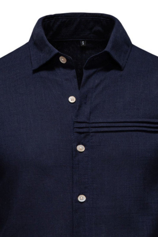 Men's Button Down Collared Neck Shirt - S. M. & Co.