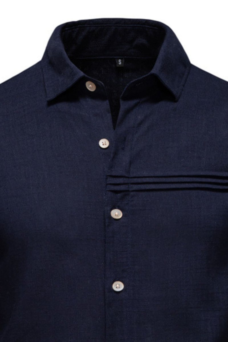 Men's Button Down Collared Neck Shirt - S. M. & Co.