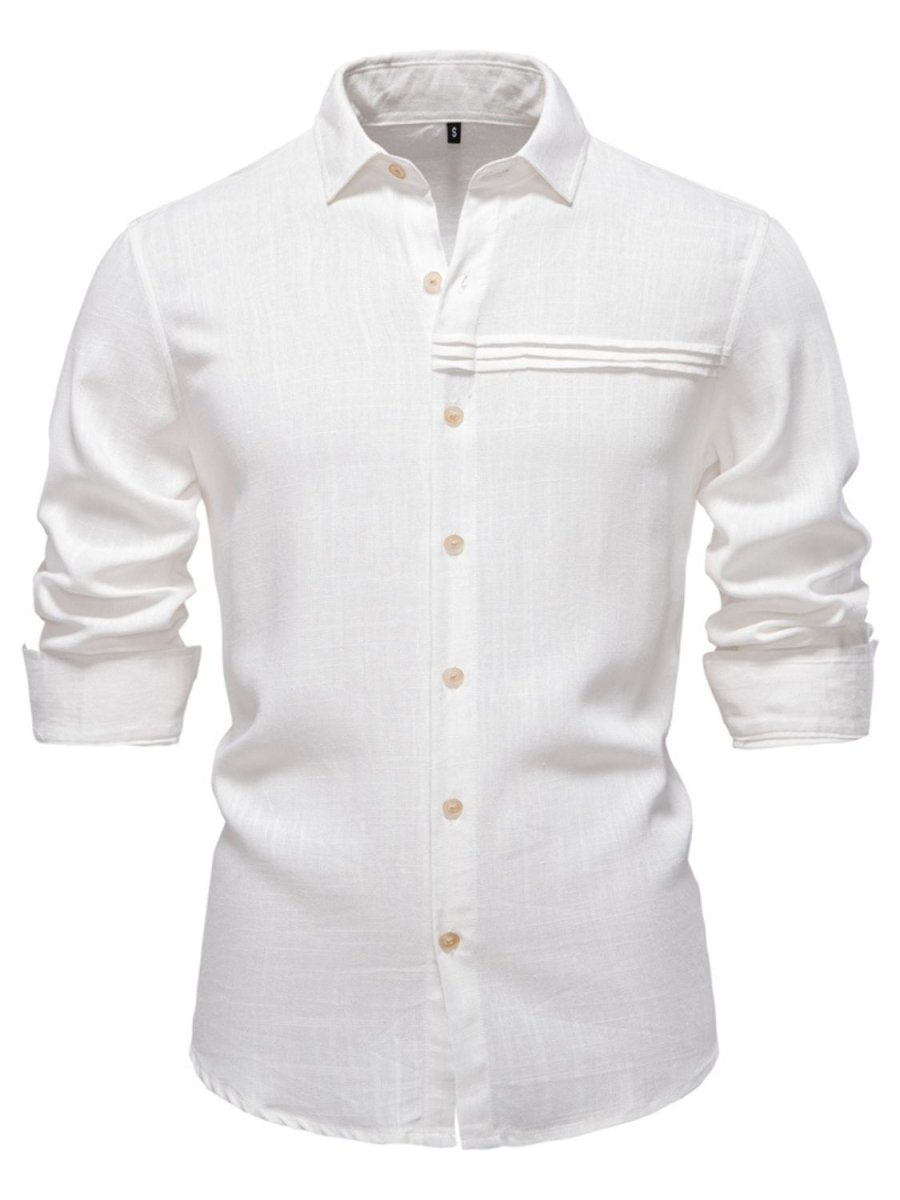 Men's Button Down Collared Neck Shirt - S. M. & Co.