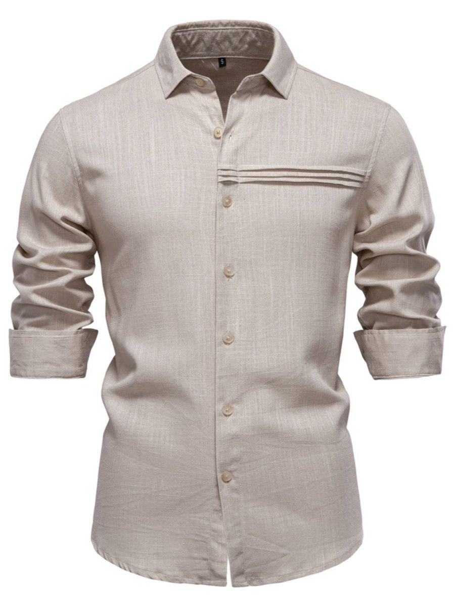 Men's Button Down Collared Neck Shirt - S. M. & Co.