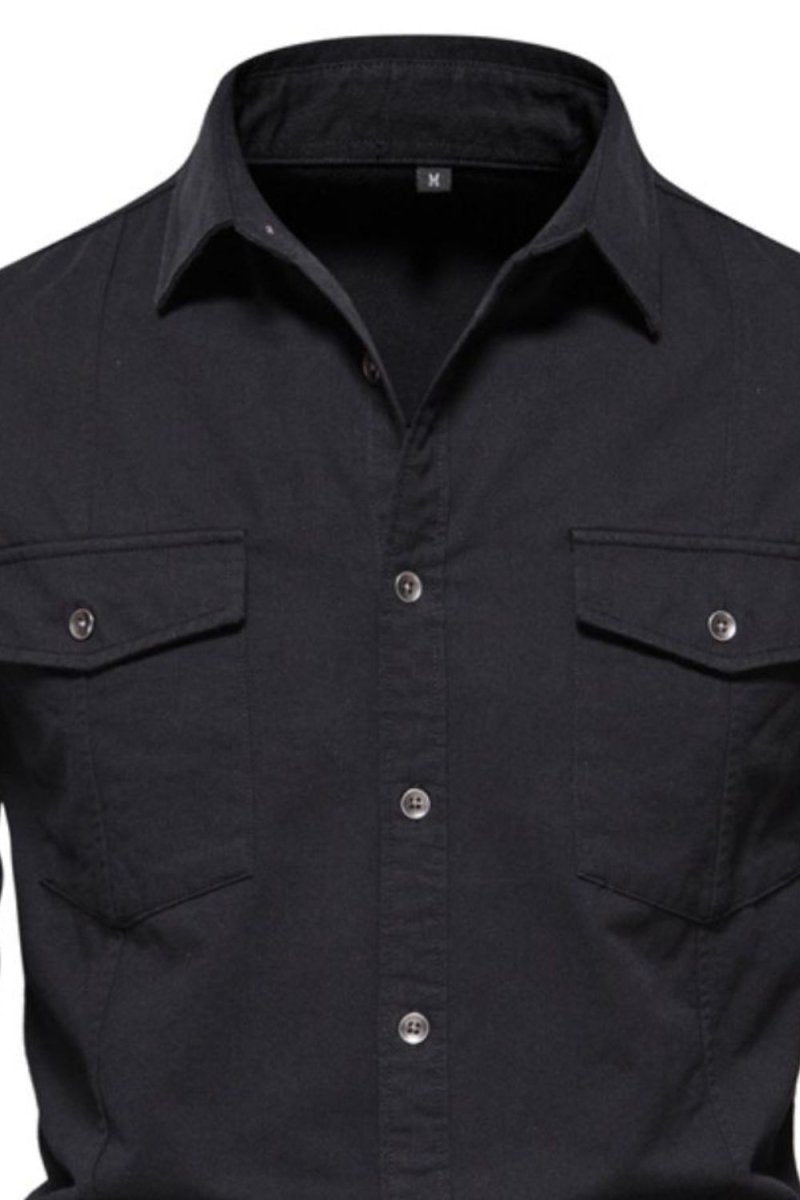 Men's Button Down Collared Neck Shirt - S. M. & Co.