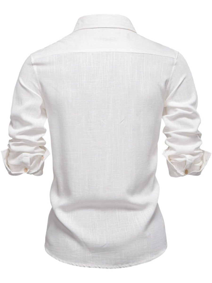 Men's Button Down Collared Neck Shirt - S. M. & Co.