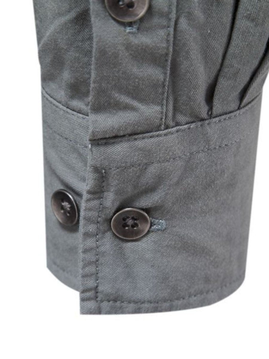 Men's Button Down Collared Neck Shirt - S. M. & Co.