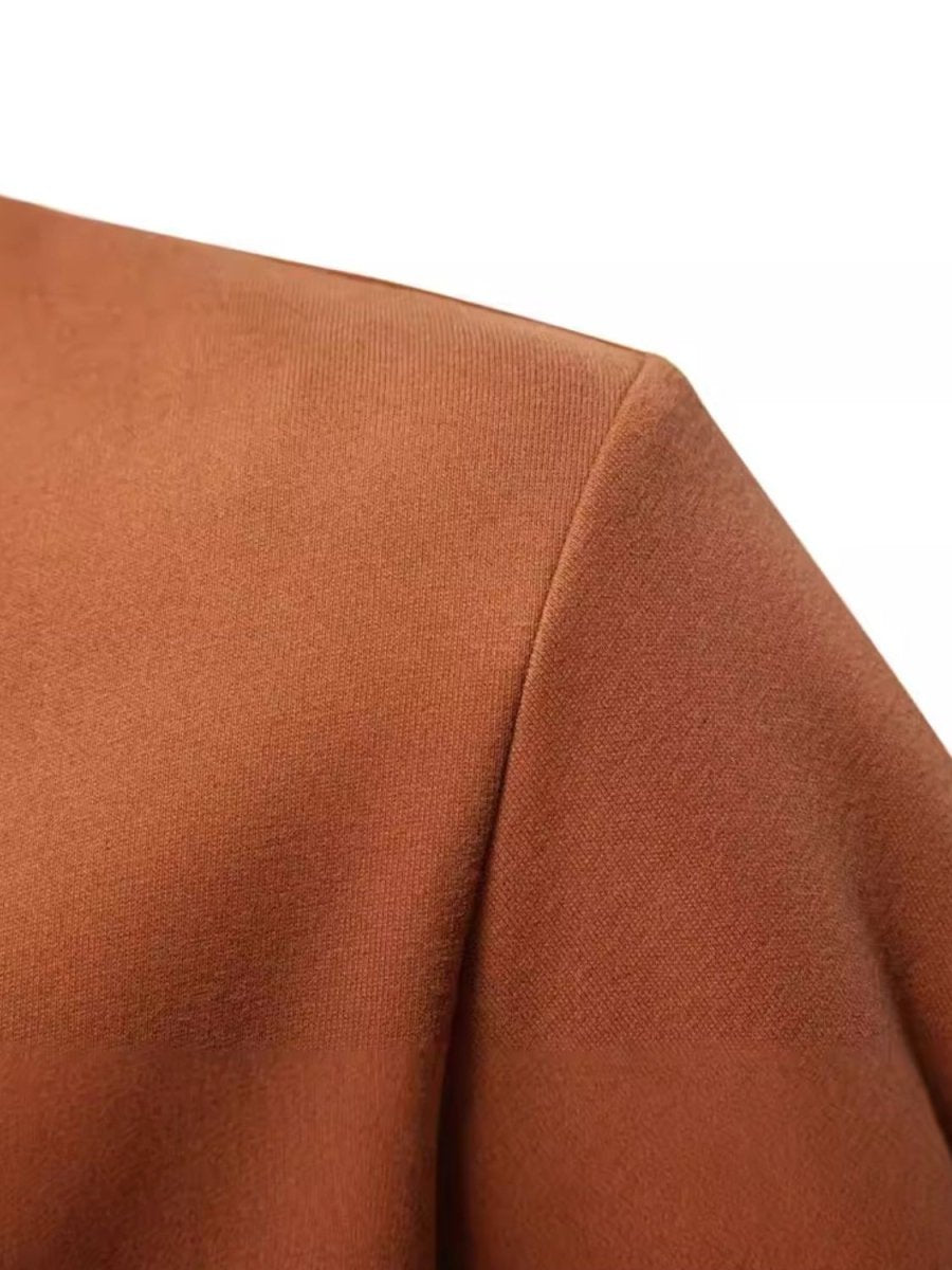 Men's Color Block Long Sleeve Polo - S. M. & Co.