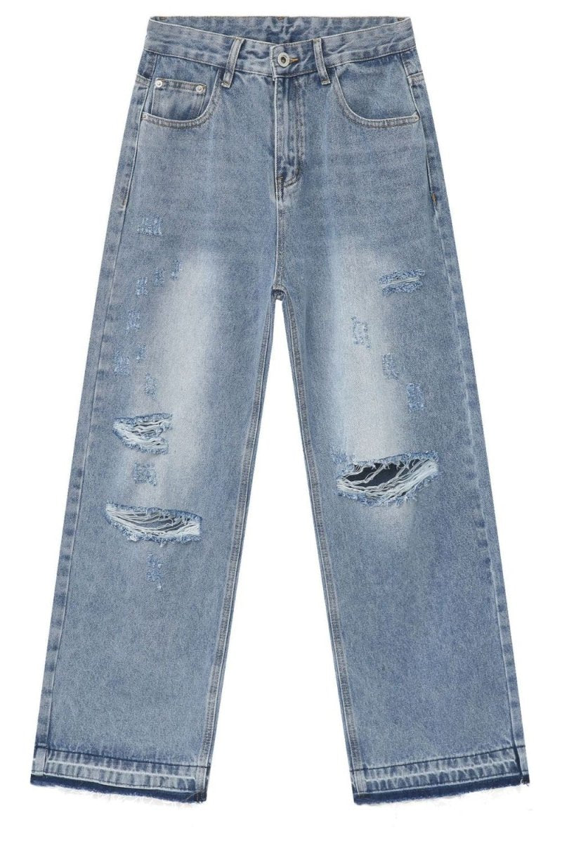 Men's Distressed Baggy Jeans - S. M. & Co.