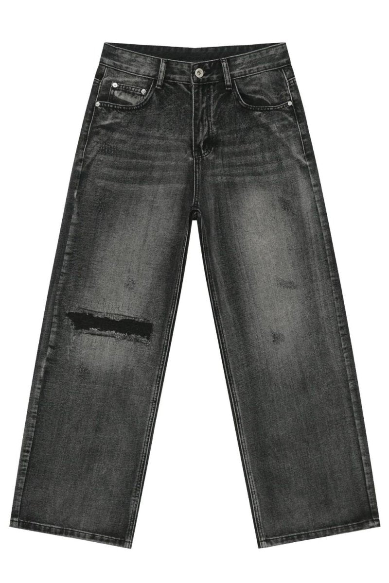Men's Distressed Jeans with Pockets - S. M. & Co.