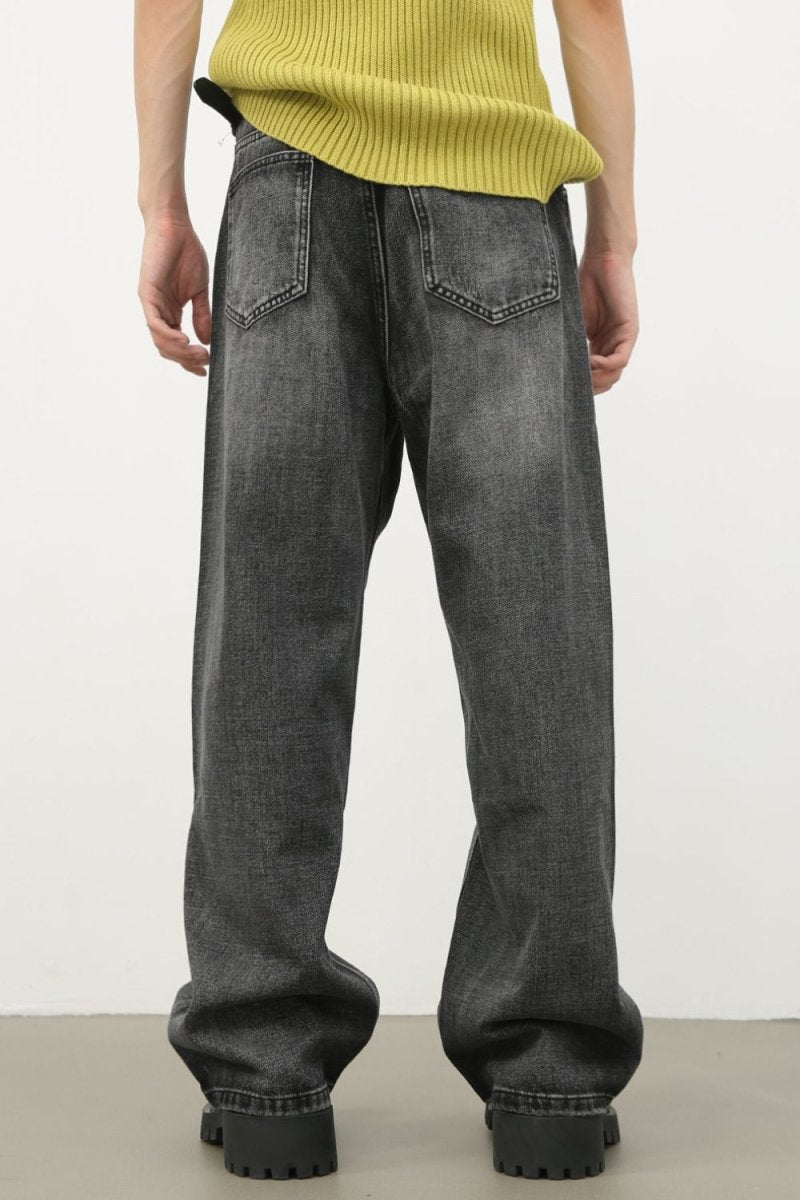 Men's Distressed Jeans with Pockets - S. M. & Co.