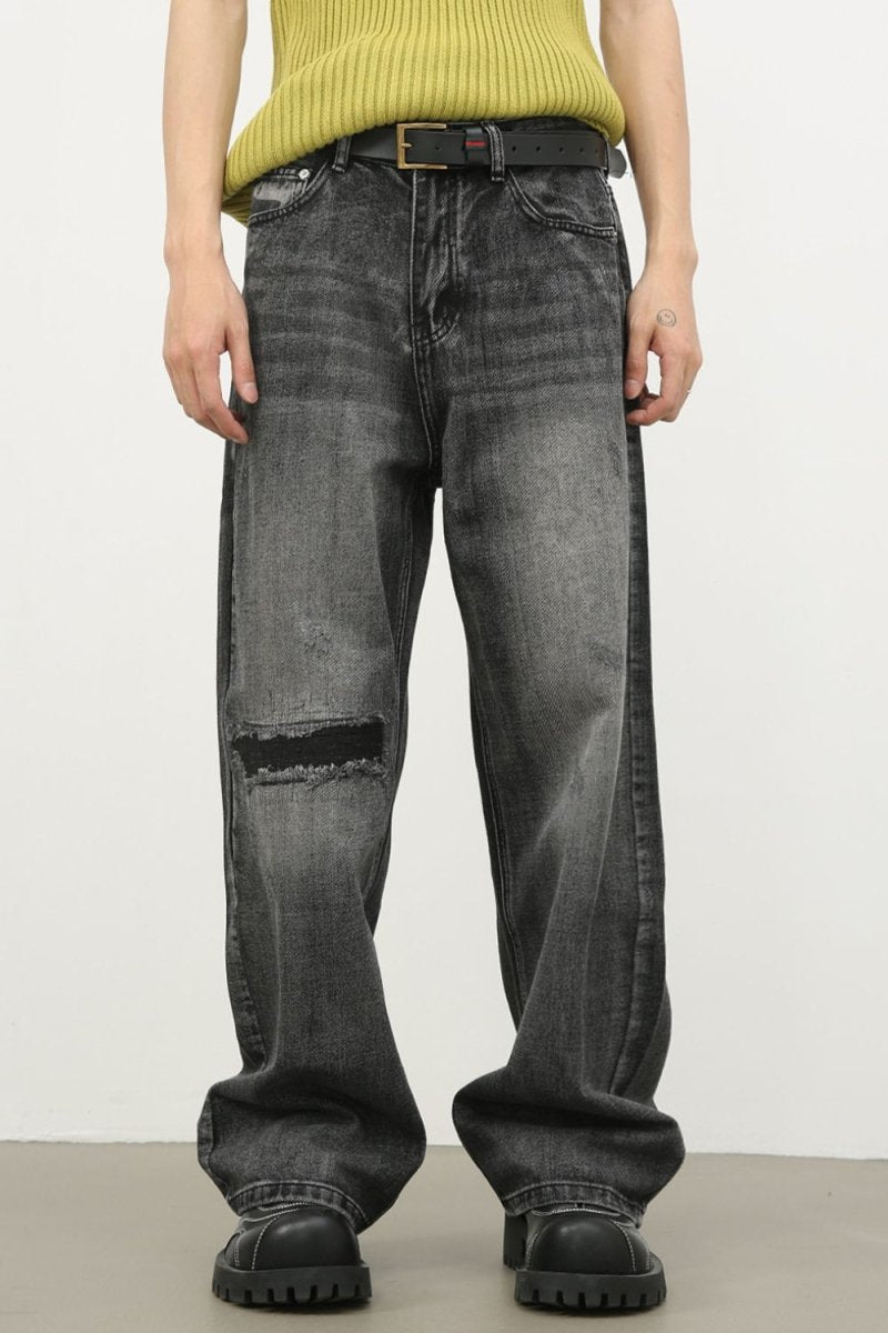 Men's Distressed Jeans with Pockets - S. M. & Co.