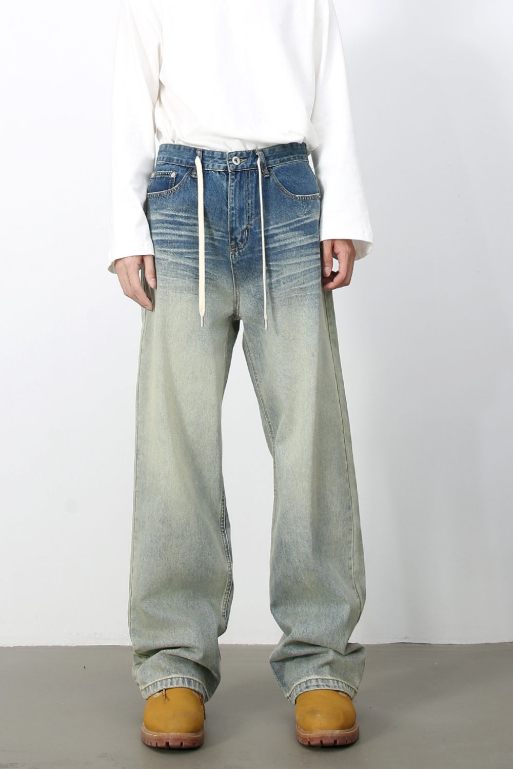 Men's Loose Fit Jeans with Pockets - S. M. & Co.